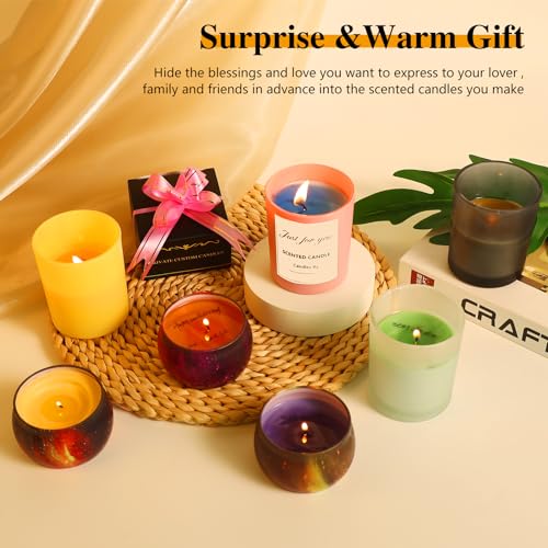 Adults Candle Making Kit, Premium Supplies with Wax Warmer