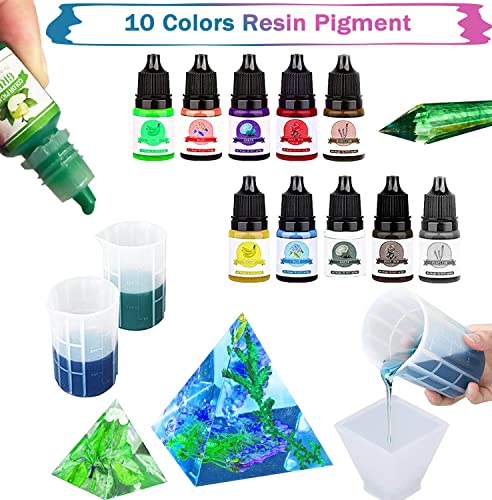 Beginner Resin Mold Kit - 125pcs with Epoxy Supplies