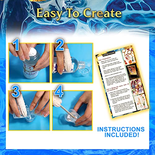 Zoncolor Epoxy Resin Silicone Molds - DIY Craft Kit