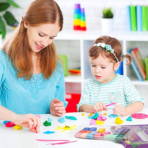 24-Color Polymer Clay Starter Kit for Kids and Beginners