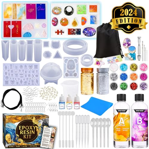Zoncolor Epoxy Resin Silicone Molds - DIY Craft Kit