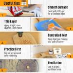 Original USA-Made Heat Activated Paste for Wood Burning