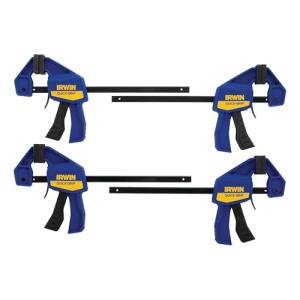 IRWIN QUICK-GRIP 6" Mini Bar Clamp 4-Pack
