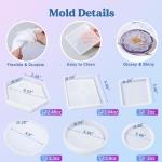 LET'S RESIN DIY Coaster Making Kit, 16oz Starter Set