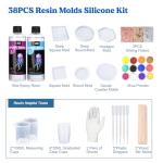 LET'S RESIN DIY Coaster Making Kit, 16oz Starter Set