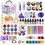 Beginner Resin Mold Kit - 125pcs with Epoxy Supplies