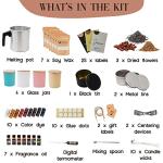 Complete DIY Candle Making Kit - Soy Wax, Scents, Dyes