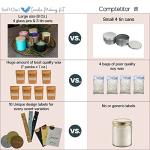 Complete DIY Candle Making Kit - Soy Wax, Scents, Dyes