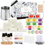 Adult Beginners Candle Making Kit: Soy Wax, Melter, Scents