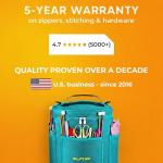 Durable Canvas Knitting Bag with Accessories Case