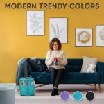 Durable Canvas Knitting Bag with Accessories Case