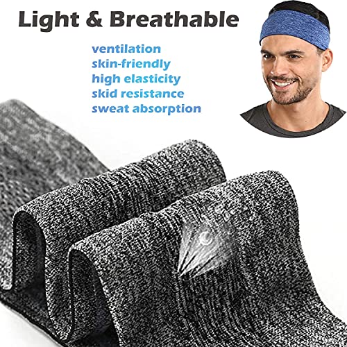 CÉLLOT 12 Color Breathable Athletic Sweat Headbands