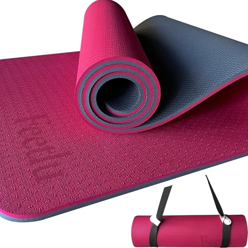 Extra Thick Non-Slip Yoga Mat with Strap