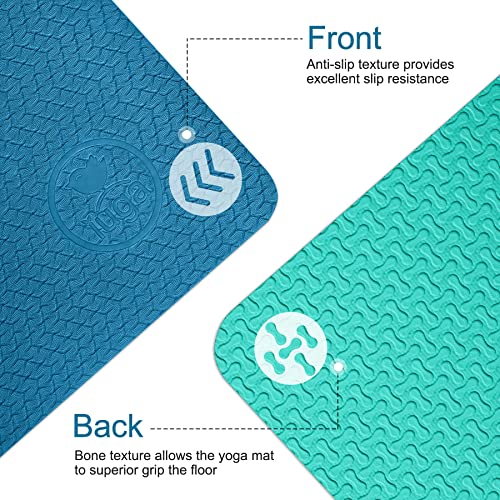 Eco-Friendly Non-Slip Yoga Mat for Hot Yoga