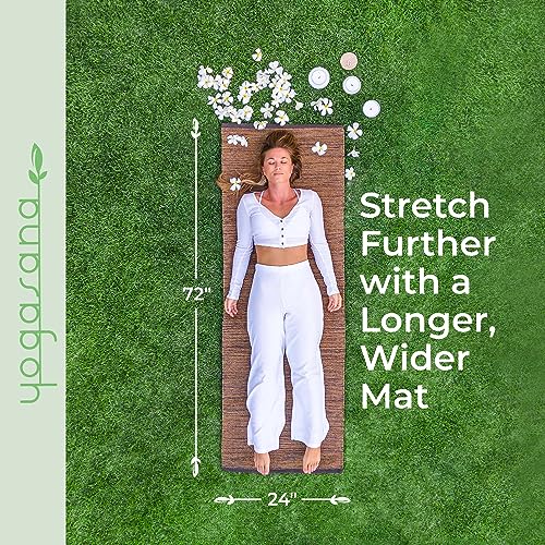 Organic Cotton Non-Slip Yoga Mat - 24x72 Inches