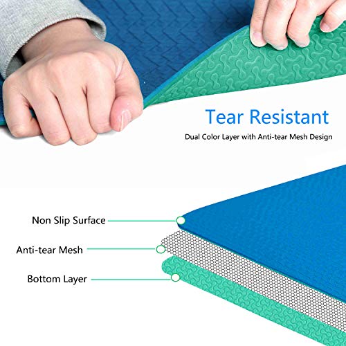 Eco-Friendly Non-Slip Yoga Mat for Hot Yoga
