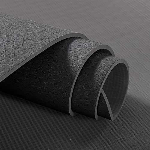 Eco-Friendly Non-Slip Yoga Mat with Alignment Marks