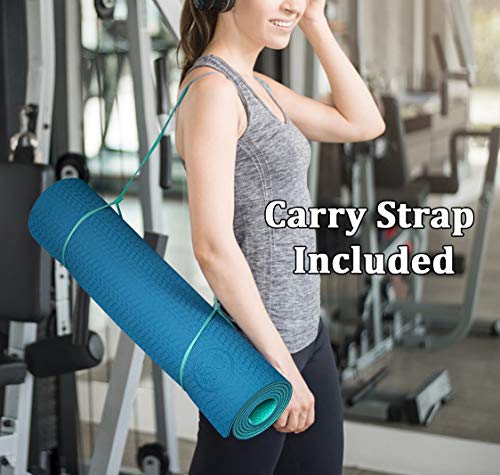 Eco-Friendly Non-Slip Yoga Mat for Hot Yoga