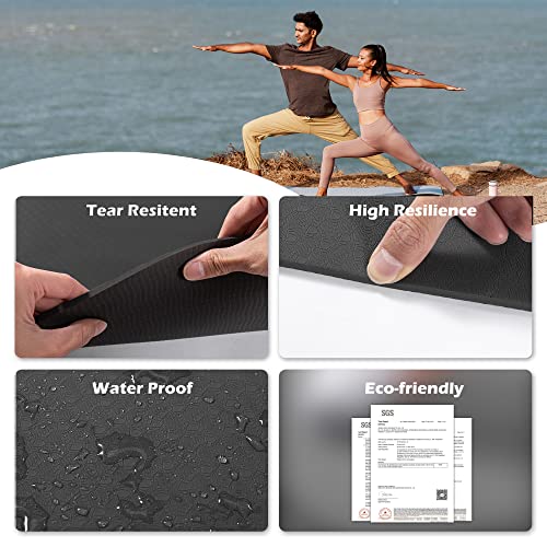 Eco-Friendly Non-Slip Yoga Mat with Alignment Marks