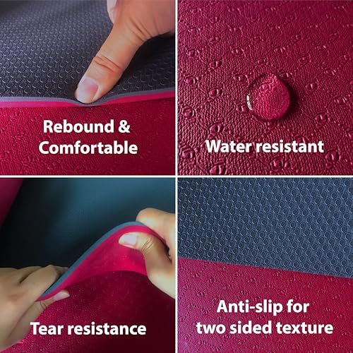 Extra Thick Non-Slip Yoga Mat with Strap