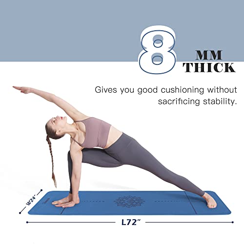 Extra Thick Non-Slip Yoga Mat with Sling