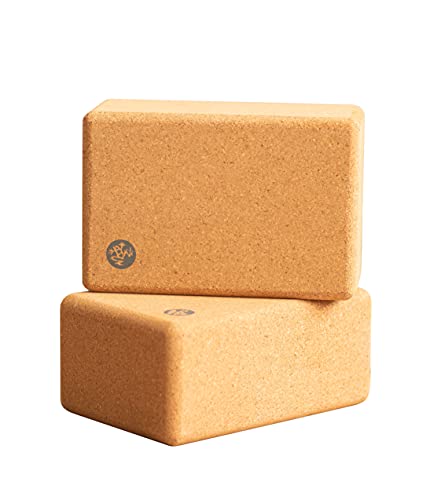 Manduka Lightweight Cork Yoga Block Set of 2