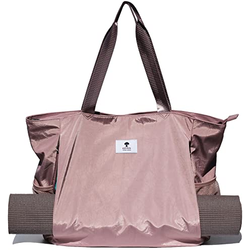 Stylish Pinkish Purple Yoga Mat Tote Bag