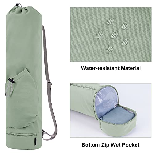 Multi-Functional Yoga Mat Bag with Bottle Pocket