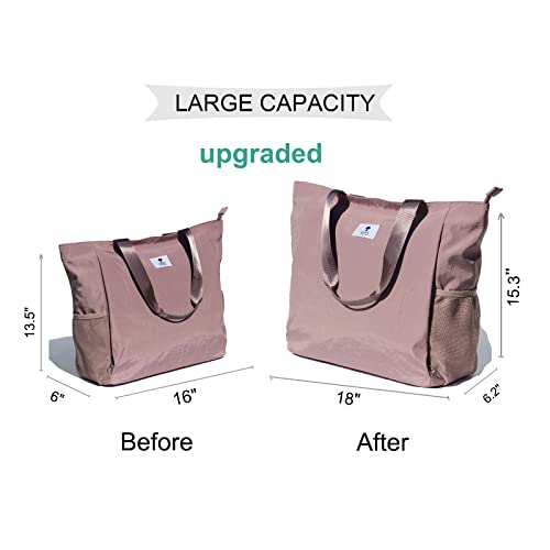 Stylish Pinkish Purple Yoga Mat Tote Bag