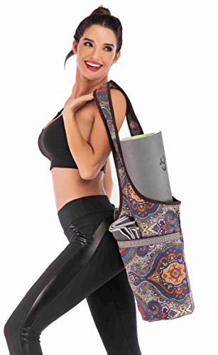 Ewedoos Ancient Totem Yoga Mat Bag with Pocket