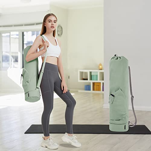 Multi-Functional Yoga Mat Bag with Bottle Pocket