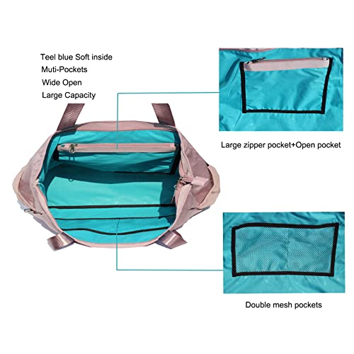 Stylish Pinkish Purple Yoga Mat Tote Bag