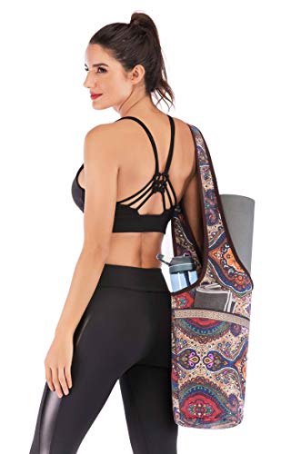 Ewedoos Ancient Totem Yoga Mat Bag with Pocket