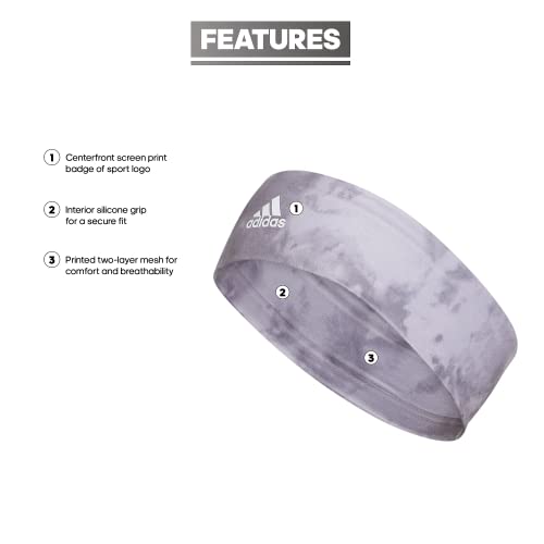 Adidas Alphaskin 2.0 Grey Elastic Headband