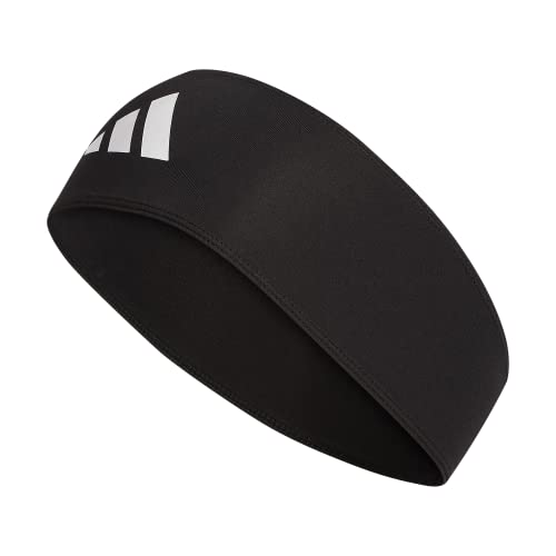 Adidas Alphaskin Wide Fit Sports Headband - Black
