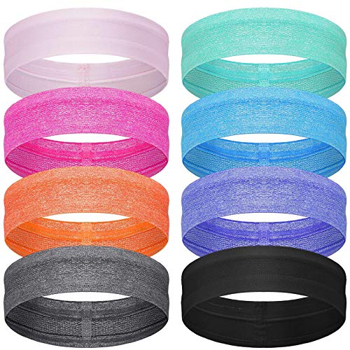 Non-Slip Stretchy Sweatbands for Yoga & Sports