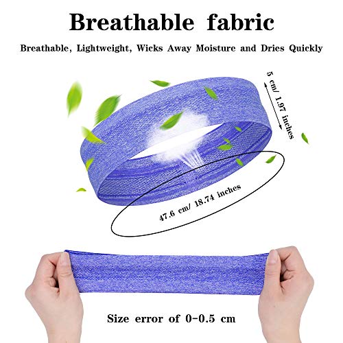 Non-Slip Stretchy Sweatbands for Yoga & Sports
