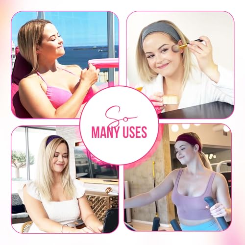 Stylish Non-Slip Headbands for Yoga and Sports