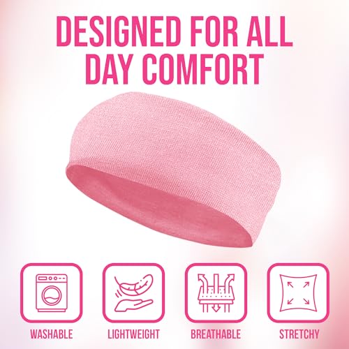 Stylish Non-Slip Headbands for Yoga and Sports