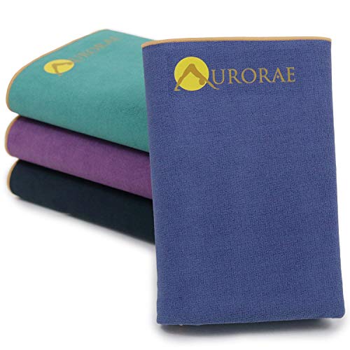 Foldable Travel Yoga Mat with Microfiber Towel