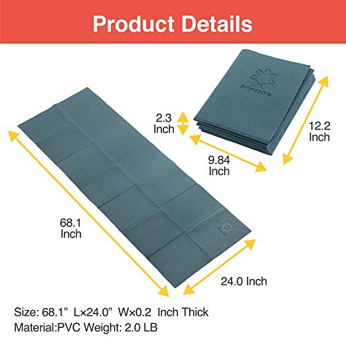 Primasole Lightweight Foldable Travel Yoga Mat
