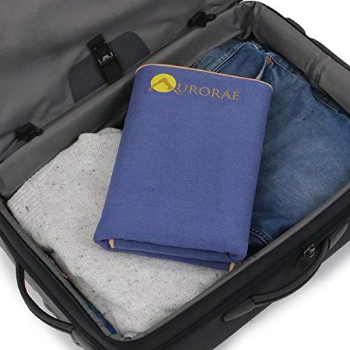 Foldable Travel Yoga Mat with Microfiber Towel