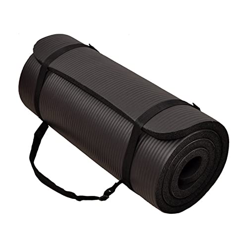 Extra Thick High-Density Yoga Mat with Strap