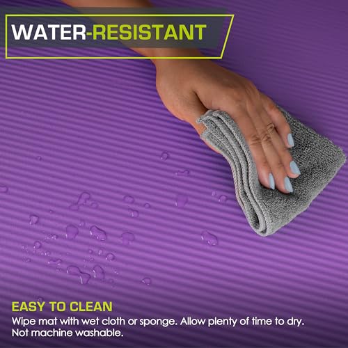 ProsourceFit Extra Thick Yoga and Pilates Mat