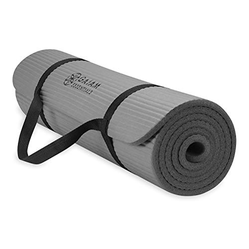 Gaiam Essentials Thick Yoga Mat with Carrier Strap