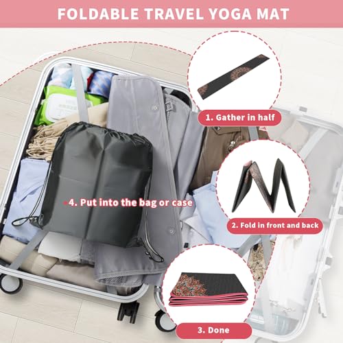Packable Travel Yoga Mat with Carry Bag