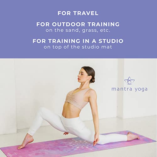 Foldable 1.5mm Yoga Travel Mat with Bag