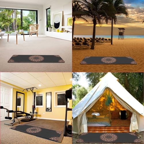 Packable Travel Yoga Mat with Carry Bag