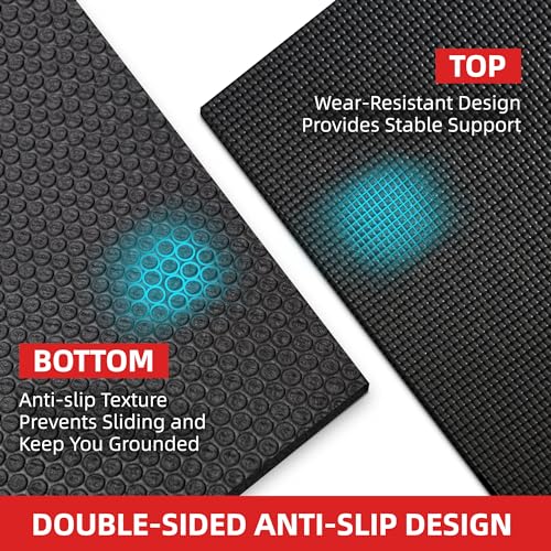 Large Anti-Slip Yoga Mat with Carrying Straps