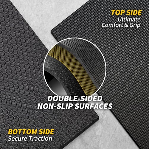 CAMBIVO Extra Thick Non-Slip Yoga Mat 6'x4